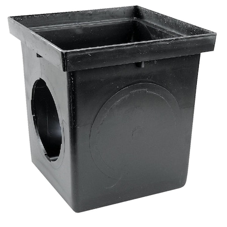 Nds 12 In. x 12 In. Black Square Catch Basin 1200